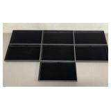 7 Jewelry Display Flats W/Felt Inserts 14.5'x8ï¿½