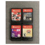 4 Nintendo Switch Games- Mario, 2K, & More