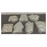 7 Aluminum Wilton Cake Pans