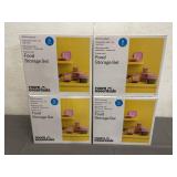 4 Room Essentials Food Storage Sets NWT