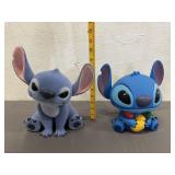 2 Disney Stitch Coin Banks