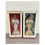 2 Pink Label Barbie Dolls Cancer & Leo