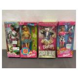 4 Vintage Barbie Dolls