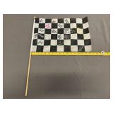 Autographed Checkered Racing Flag