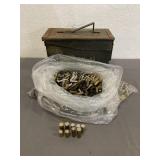 Mixed Brass W/Ammo Can Overall Weight 8.4 lbs