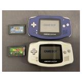 2 Gameboy Advance & 2 Games