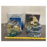 Dolphin Figurines & Fountain