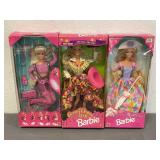 3 Vintage Barbie Dolls