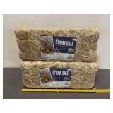 2 FloraCraft Straw Bales 8'x8ï¿½x20ï¿½