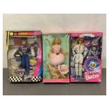 3 Vintage Barbies In Boxes