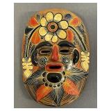 Mexican Folk Art Clay Mask Wall Hanging