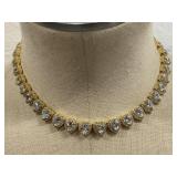 18K Gold Plates Heart Necklace Length 16'