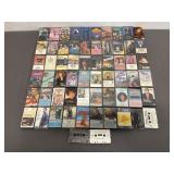 62 Vintage Various Title Cassette Tapes