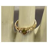 10K Gold Ring Size 7 Weight 1.6 Grams