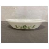 Vintage Glasbake Divided Casserole Dish