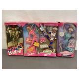 4 Vintage Barbie Dolls