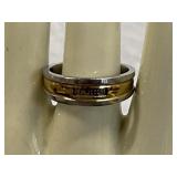 Stainless Steel Menï¿½s Ring Size 9.75