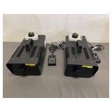 2 Fog Machines W/ Controls