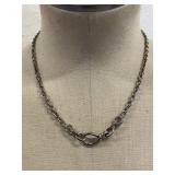 Pandora Sterling Necklace 19' Weight 31 Grams