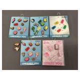 5 Packs Of Crocks Jibbitz & More