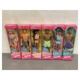 4 VTG Sparkle Beach & 2 Splash ï¿½N Color Barbies