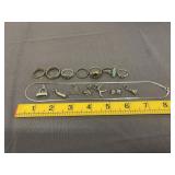 Sterling Silver Jewelry Lot Weight 41 Grams