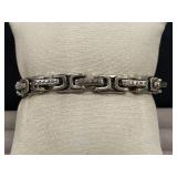 Sterling Brqcelet Length 7.75' Weight 40 Grams