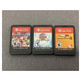 3 Used Nintendo Switch Games