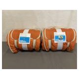 2 Room Essentials Take Anywhere Throw Blankets