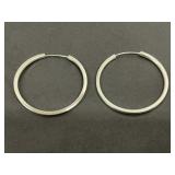 Sterling Silver Hoop Earrings