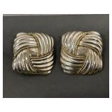 Sterling Clip On Earrings 20 Grams
