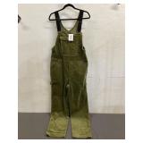 Stoic Corduroy Overalls Womenï¿½s Size L NWT