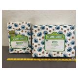 Sesame Street Queen Sheet Set & Pillow Cases NWT