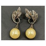 Vintage Sterling Earrings No Backs