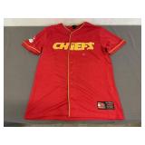Kansas City Chiefs Button Up Jersey Size M NWT