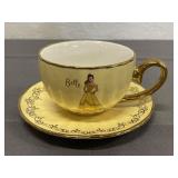 Disney Princess Belle Tea Cup & Saucer