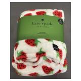 Kate Spade New York Plush Blanket Full/Queen NWT