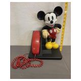 Vintage Disney Mickey Mouse Telephone