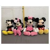 Disney Mickey & Minnie Mouse Plush/Backpacks