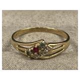 10K Gold Ring Size 7.75 Weight 1.7 Grams