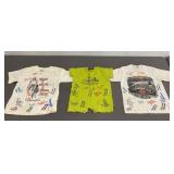 3 Signed Indy 500 Child Clothing