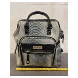 Samantha Brown Embossed Backpack