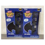 2 Funko Bitty Pop! Display Bat-Signal