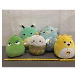 5 NWT Squishmallows Plushies