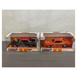 2 Jada Bigtime Muscle Die Cast Cars 1/24