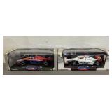 2 Indycar Series Garage Greenlight Model Cars 1/18