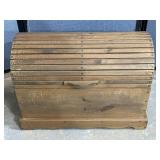 Vintage Wood Storage Chest 32'x16'x22'