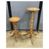 2 Vintage Tripod Plant Stands