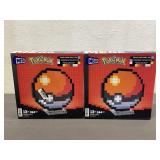 2 Mega Pokémon Poke Ball Sets NWT