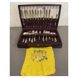 71 Pieces Of Silver Plated Assorted Flatware